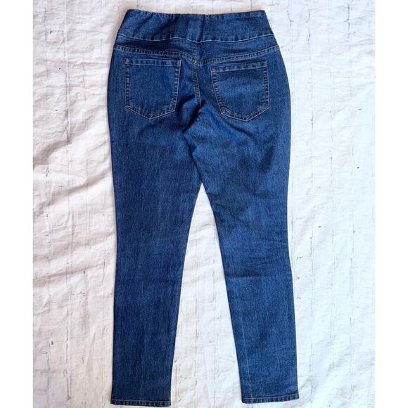 NWOT Women’s Size 8 Chadwicks Pull On Medium Blue Denim Jeans - Picture 5 of 8
